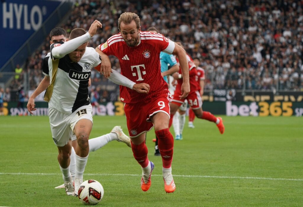 Kane edges Bayern past Elversberg in Bundesliga