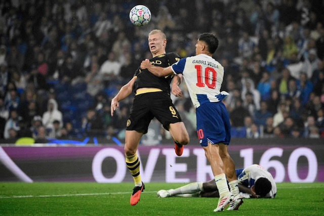 Haaland double powers Man City to victory over Porto
