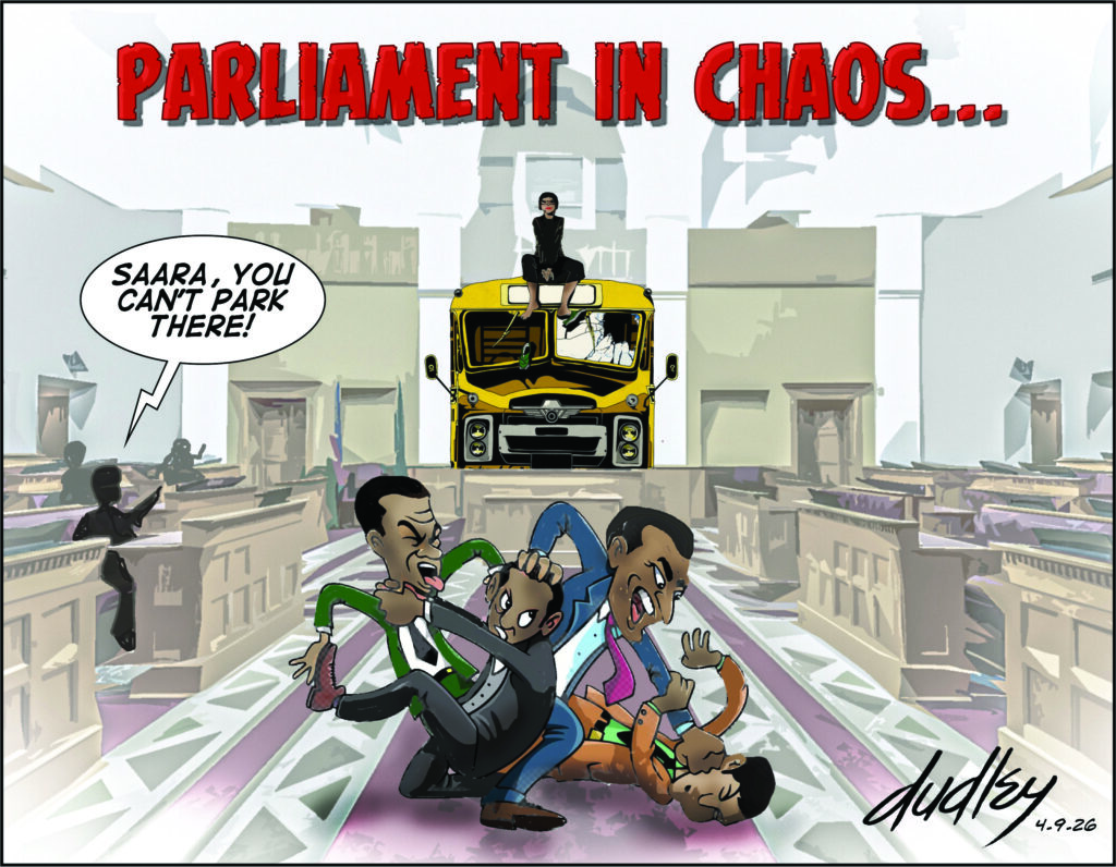 Parliament in chaos…