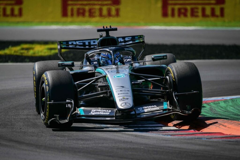 Russell on top ahead of Hamilton in final Italian GP practice