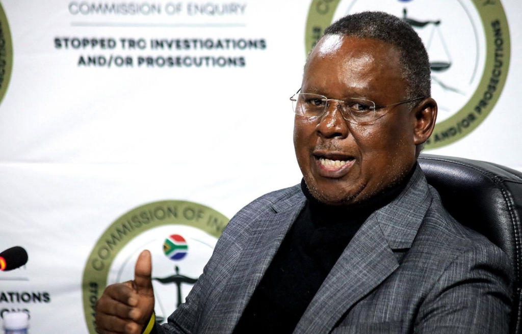 Reverend Frank Chikane testifies at the Khampepe Commission Of Inquiry at Sci-Bono Discovery Centre on May 19, 2026 in Johannesburg, South Africa. The inquiry was established to investigate allegations of political interference in the investigations of apartheid era crimes. (Photo: Gallo Images / Fani Mahuntsi)