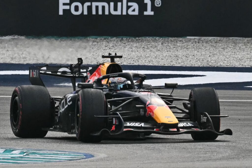 Verstappen claims first win of year in chaotic Bahrain GP in Malaysia