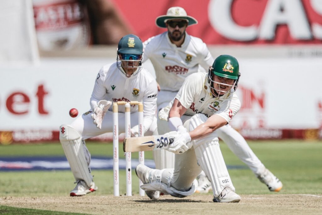 Renshaw ends long wait to put Australia on top in first SA Test