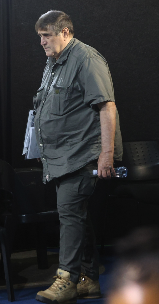 Eugene de Kock former Vlakplaas commander arrives to testify before the Khampepe Commission of Inquiry in Johannesburg regarding alleged political interference and delays in the investigation and prosecution of apartheid era crimes on 26 October 2026. (Photo: Felix Dlangamandla)