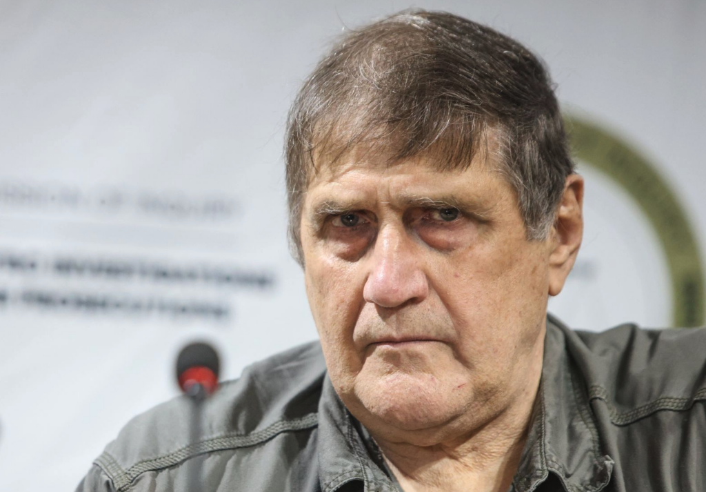 Former Vlakplaas commander Eugene de Kock testifies before the Khampepe Commission of Inquiry in Johannesburg regarding alleged political interference and delays in the investigation and prosecution of apartheid era crimes on 26 October 2026. (Photo: Felix Dlangamandla)