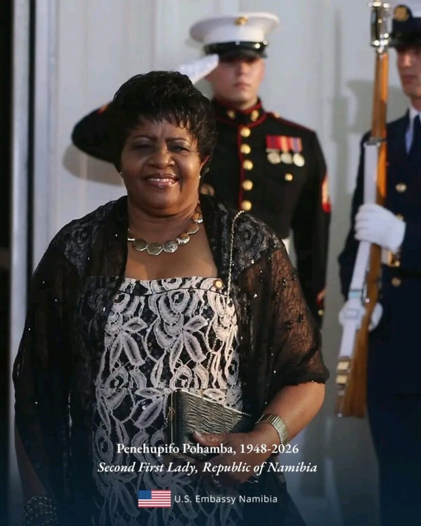US embassy mourns lady Pohamba’s death