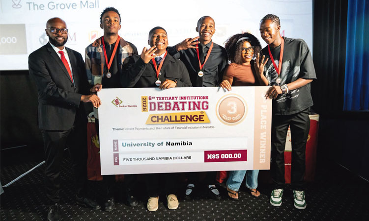Stadio wins Bank of Namibia debate title